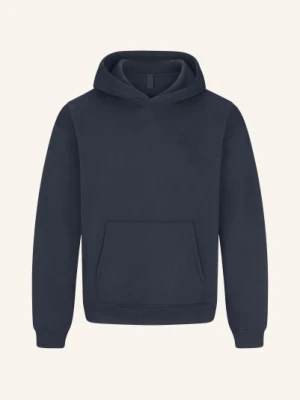 Skims Bluza Z Kapturem Fleece Lounge blau