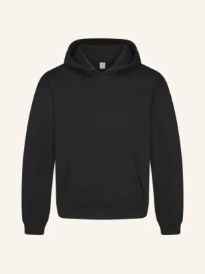 Skims Bluza Z Kapturem Fleece Lounge schwarz