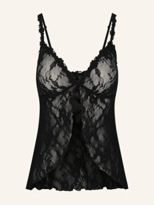 Skims Bluzka Lounge Stretch Lace schwarz