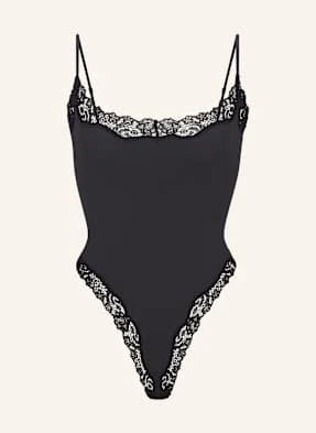 Skims Body Ze Stringami Fits Everybody schwarz