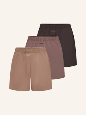 Skims Bokserki Cotton Poplin, 3 Szt. braun