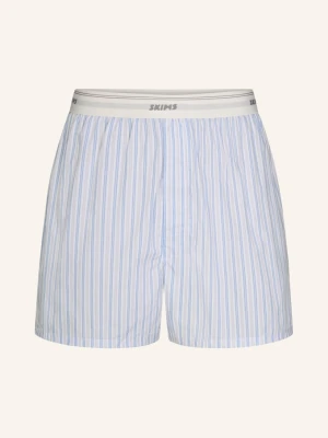 Skims Bokserki Tkane Cotton Poplin grau DOUBLE STRIPE