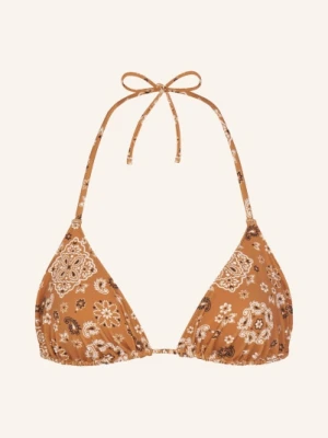 Skims Górka Bikini Typu Trójkąt Signature Swim braun