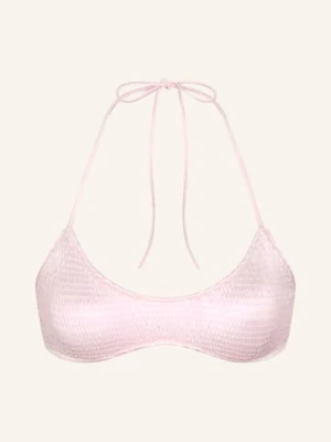 Skims Górka Bikini Z Wiązaniem Na Szyi Satin Swim pink