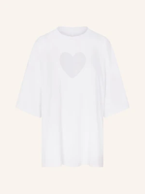 Skims Koszulka Lounge Worn In Jersey Z Wycięciem weiss