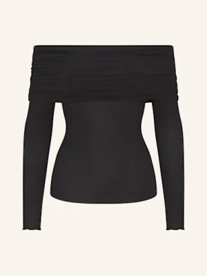 Skims Koszulka Rekreacyjna Sheer Modal schwarz