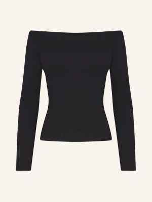 Skims Koszulka Typu Lounge Smooth Layers schwarz OBSIDIAN