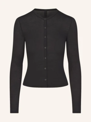 Skims Kurtka Typu Lounge Sheer Modal schwarz