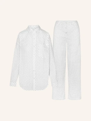Skims Piżama Cotton Poplin schwarz