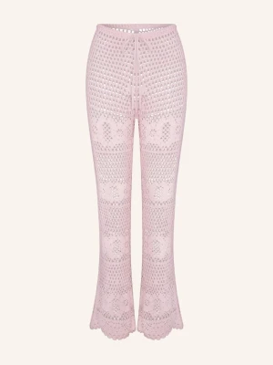 Skims Spodnie Crochet Cover-Ups pink