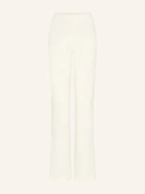 Skims Spodnie Domowe Fleece Lounge Z Polaru weiss