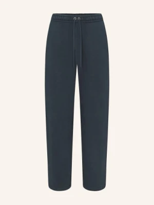 Skims Spodnie Dresowe Heavy Fleece Straight blau