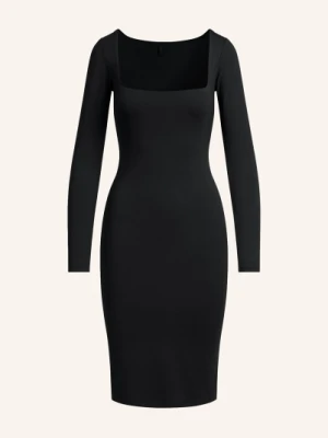 Skims Sukienka Lounge Smooth Layer schwarz