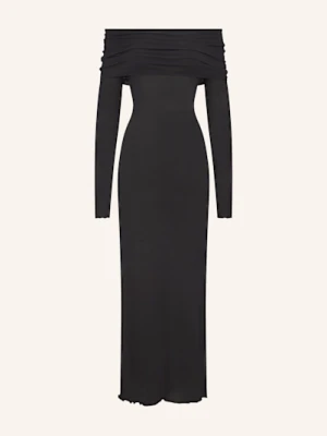 Skims Sukienka Rekreacyjna Sheer Modal schwarz