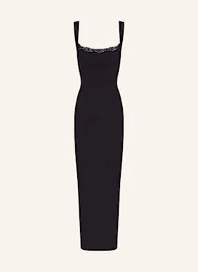 Skims Sukienka Rekreacyjna Soft Lounge Lace schwarz
