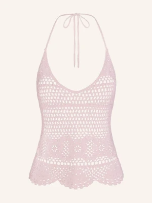 Skims Top Crochet Cover-Ups pink