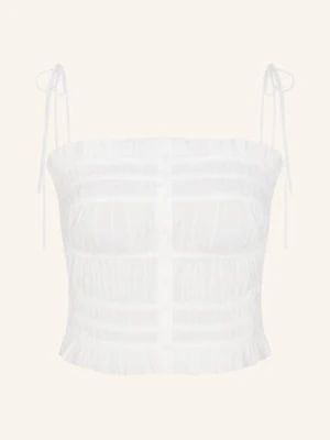 Skims Top Do Spania Poplin Apparel weiss