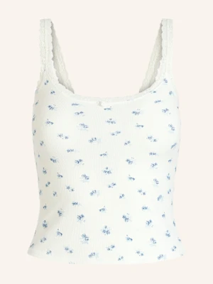 Skims Top Rekreacyjny Soft Lounge Lace blau