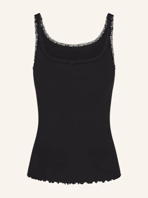 Skims Top Typu Lounge Skims Pointelle schwarz ONYX