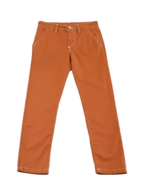 Skinny Lekkie Spodnie z Podwójną Kieszenią w Talii Trussardi