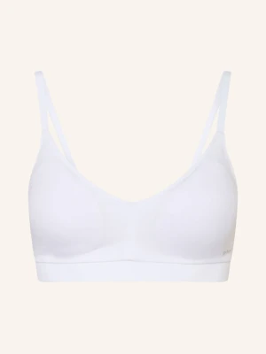 Skiny Biustonosz Bustier Cotton Stretch weiss BIAŁY