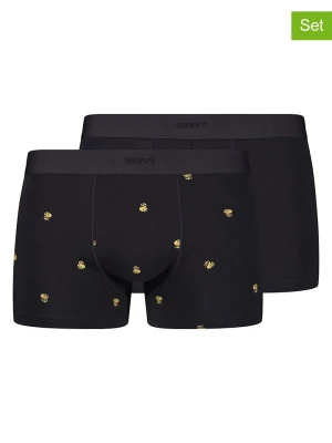 Skiny Bokserki (2 pary) w kolorze czarnym rozmiar: M