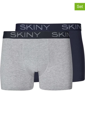 Skiny Bokserki (2 pary) w kolorze granatowo-szarym rozmiar: L