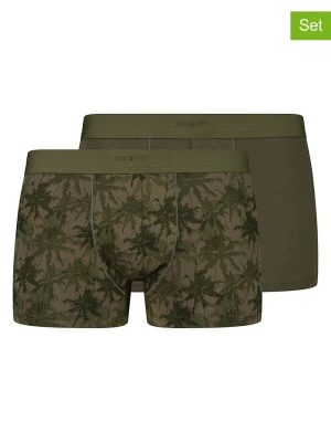 Skiny Bokserki (2 pary) w kolorze khaki rozmiar: M