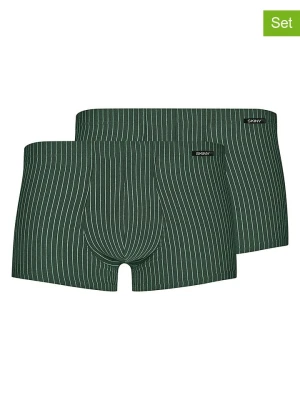 Skiny Bokserki (2 pary) w kolorze zielonym rozmiar: M