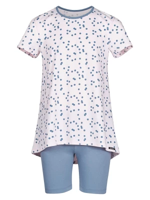 Skiny Piżama w kolorze biało-niebieskim rozmiar: 164