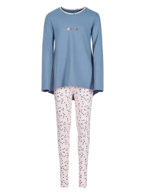 Skiny Piżama w kolorze jasnoróżowo-niebieskim rozmiar: 176
