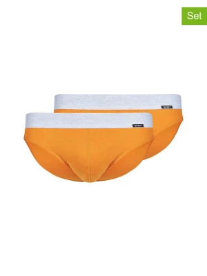 Skiny Slipy (2 pary) w kolorze pomarańczowym rozmiar: L