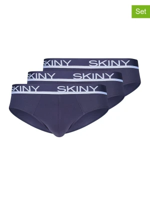 Skiny Slipy (3 pary) w kolorze granatowym rozmiar: XXL