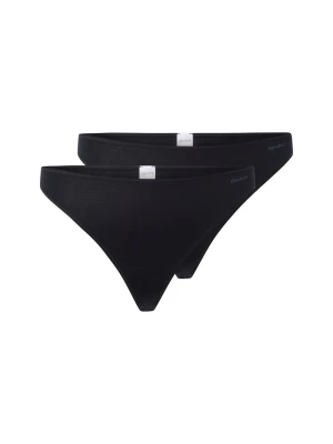 SKINY Stringi w zestawie po 2 sztuki Kobiety Bawełna czarny