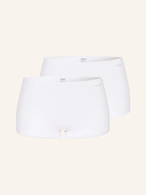 Skiny Zestaw 2 Par Majtek Skiny Advantage Cotton Stretch weiss BIAŁY