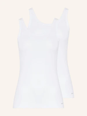 Skiny Zestaw 2 Sztuk Topów Advantage Cotton Stretch weiss BIAŁY