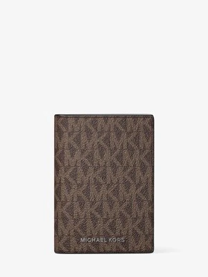 Składane etui na karty Hudson z charakterystycznym logo Michael Kors