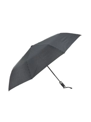 Składany parasol męski w kratkę OCHNIK
