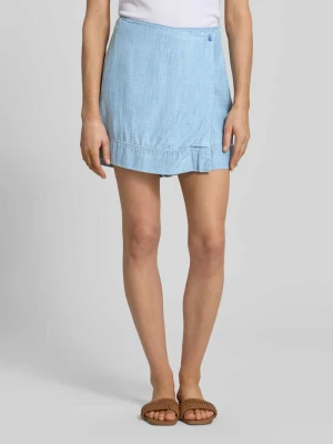 Skort z mieszanki lyocellu i bawełny w fasonie kopertowym Jake*s Studio Women