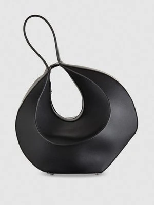 Skórzana bangle bag na ramię PATRIZIA PEPE