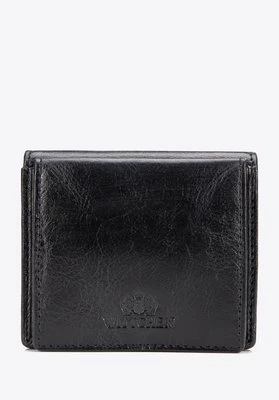 Skórzana bilonówka klasyczna czarna Wittchen