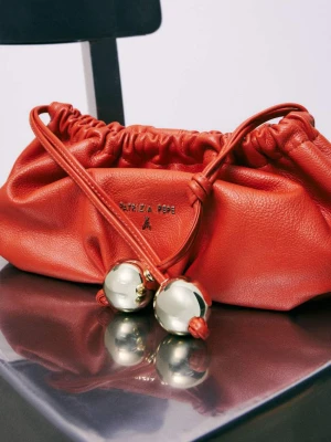 Skórzana kopertówka „Bubble" Small PATRIZIA PEPE