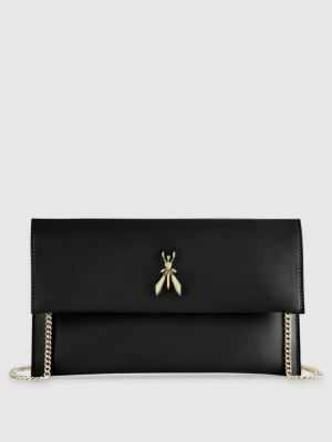 Skórzana kopertówka Fly z łańcuszkiem PATRIZIA PEPE