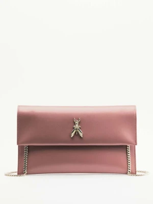 Skórzana kopertówka Fly z łańcuszkiem PATRIZIA PEPE