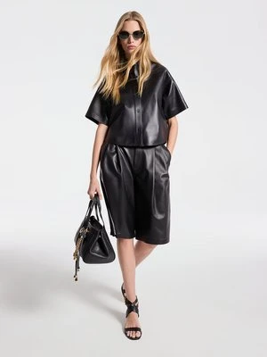 Skórzana koszula o skróconym kroju MICHAEL Michael Kors