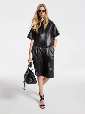 Skórzana koszula o skróconym kroju MICHAEL Michael Kors