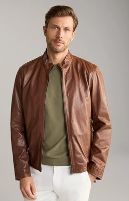 Skórzana kurtka Lif w brązowym kolorze Joop