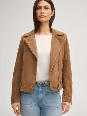 Skórzana kurtka Luisa w kolorze jasnobrązowym Joop