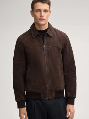 Skórzana kurtka Merin w kolorze ciemnobrązowym Joop
