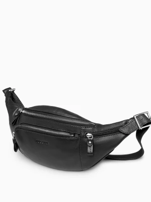 Skórzana nerka czarna  Puccini